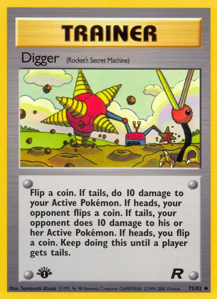 Digger Single: Pokemon Team Rocket Einzelkarte