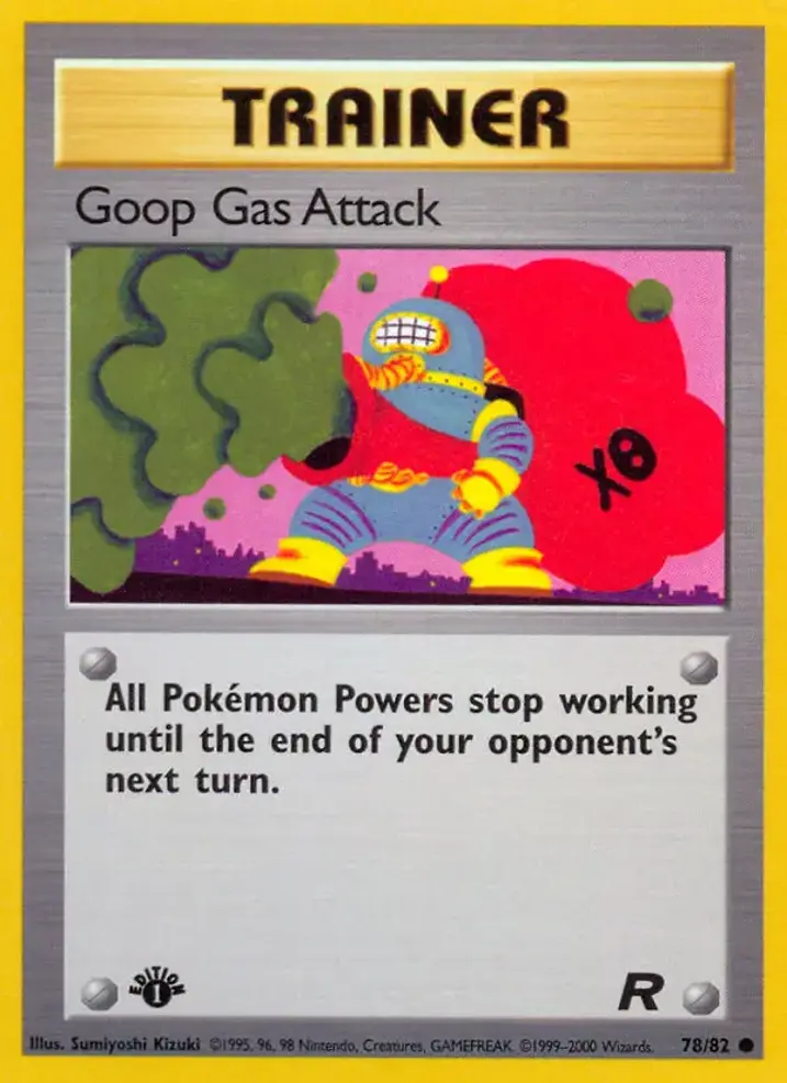 Goop Gas Attack Single: Pokemon Team Rocket Einzelkarte