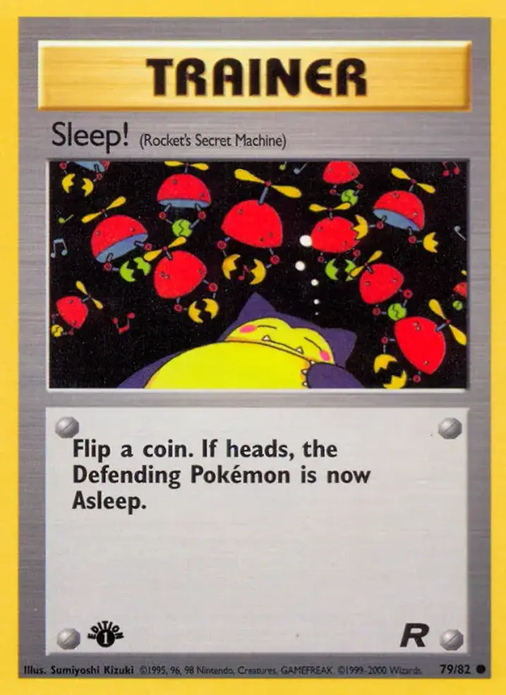 Sleep! Single: Pokemon Team Rocket Einzelkarte