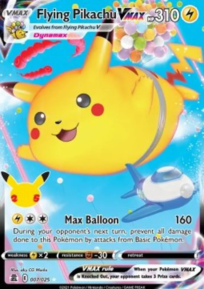 Flying Pikachu VMAX 