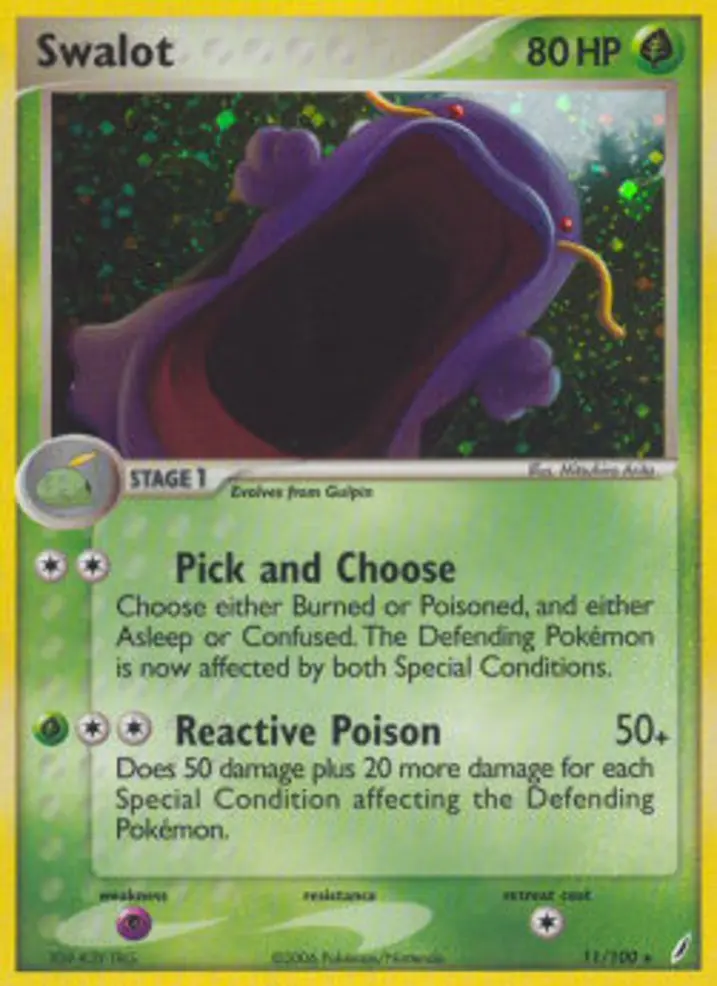 Swalot  Single: Pokemon EX Crystal Guardians Einzelkarte