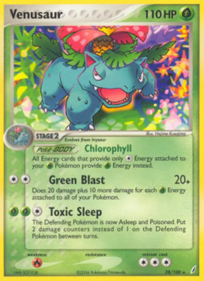 Venusaur  Single: Pokemon EX Crystal Guardians Einzelkarte