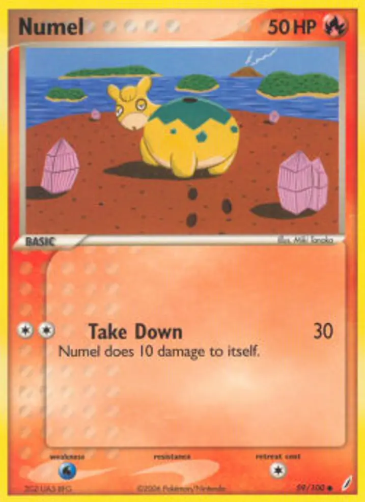Numel  Single: Pokemon EX Crystal Guardians Einzelkarte