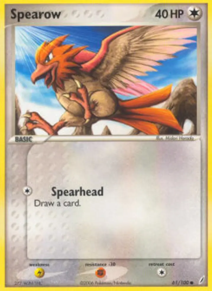 Spearow  Single: Pokemon EX Crystal Guardians Einzelkarte