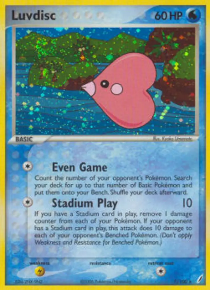 Luvdisc  Single: Pokemon EX Crystal Guardians Einzelkarte