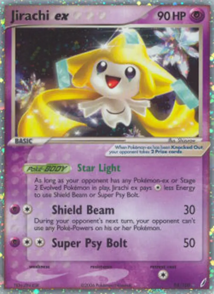 Jirachi ex  Single: Pokemon EX Crystal Guardians Einzelkarte