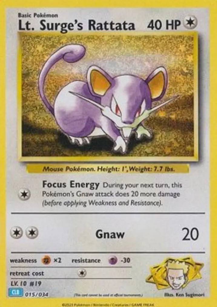 Lt. Surge's Rattata 
