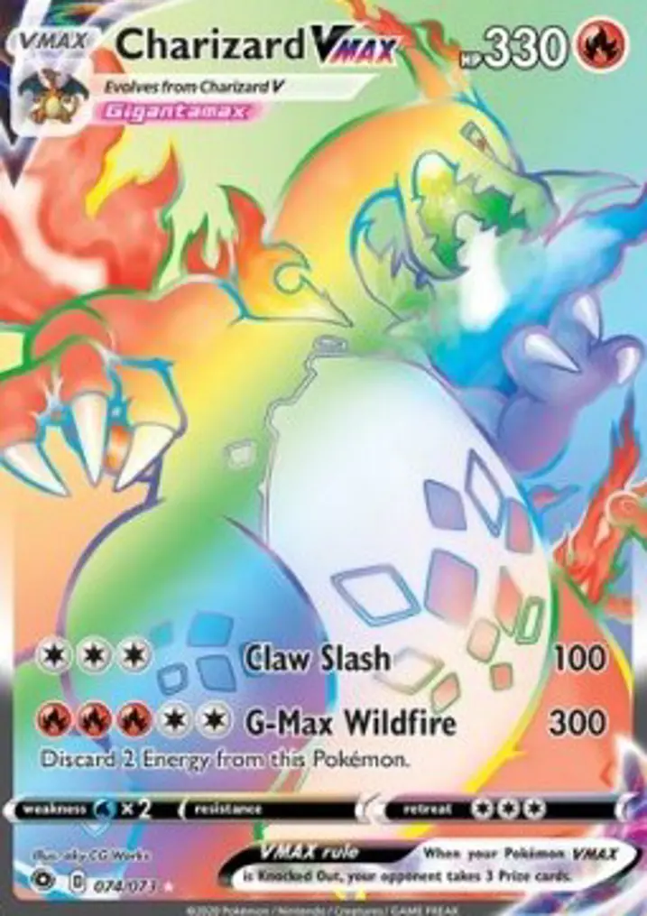 Charizard VMAX  Single: Pokemon Champion’s Path Einzelkarte