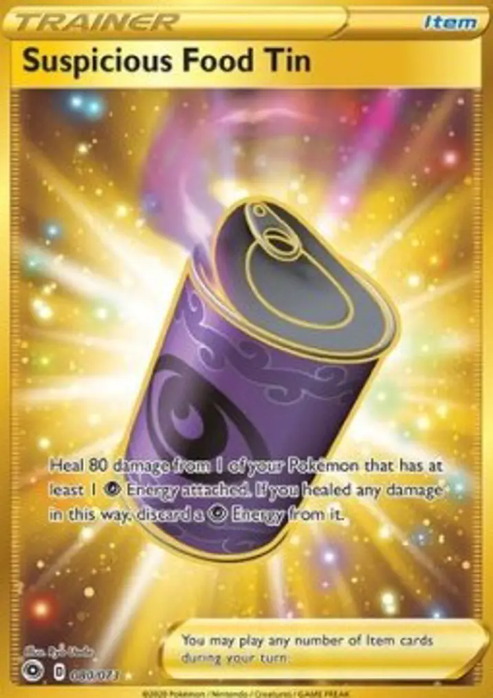 Suspicious Food Tin Single: Pokemon Champion’s Path Einzelkarte