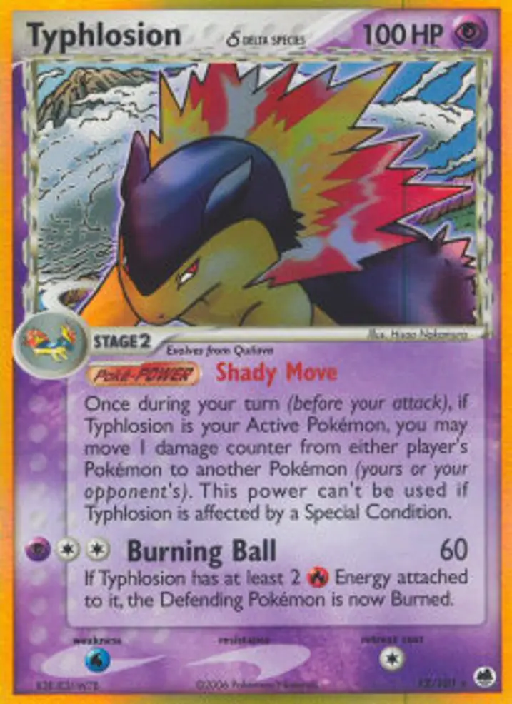 Typhlosion δ Delta Species 