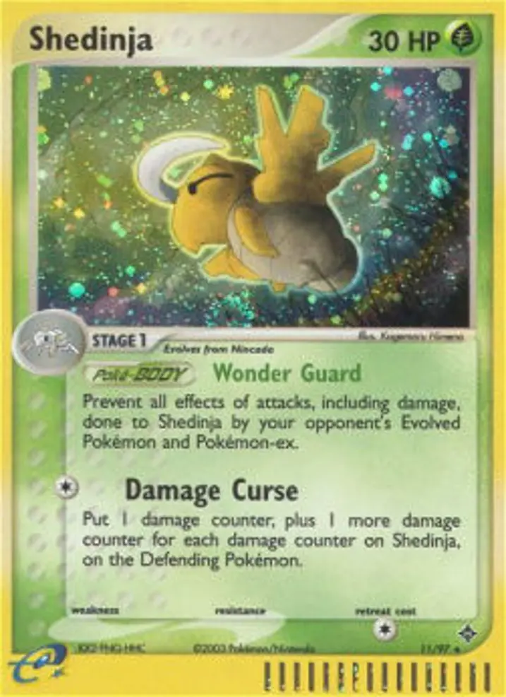Shedinja  Single: Pokemon EX Dragon Einzelkarte