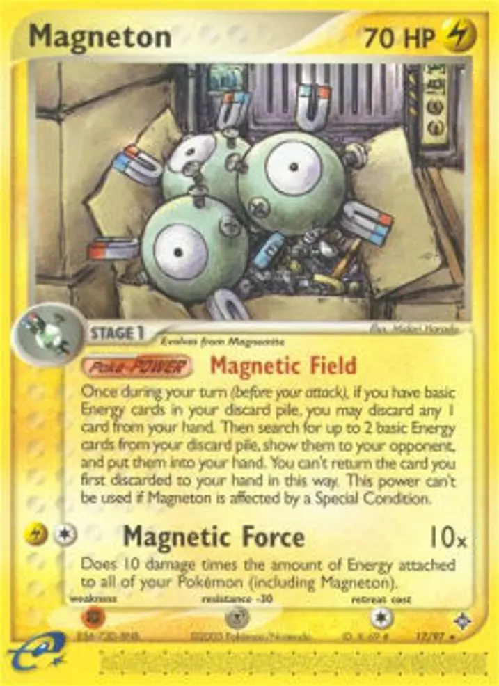 Magneton  Single: Pokemon EX Dragon Einzelkarte