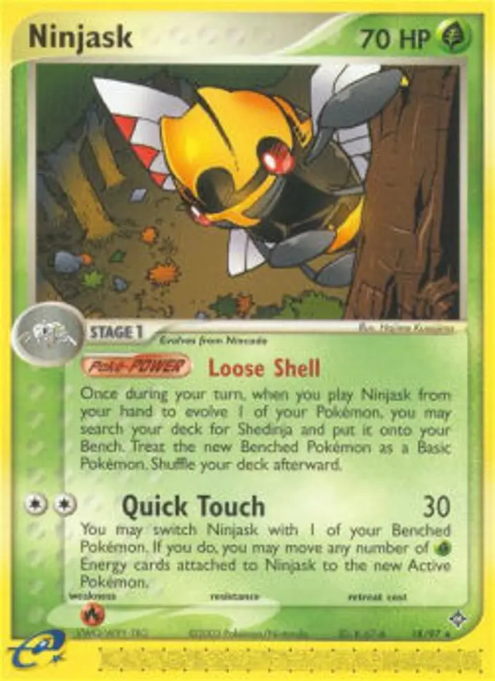 Ninjask  Single: Pokemon EX Dragon Einzelkarte