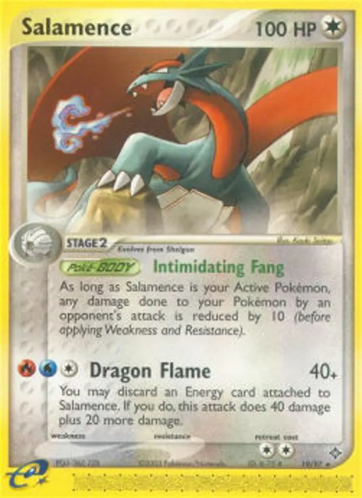 Salamence  Single: Pokemon EX Dragon Einzelkarte