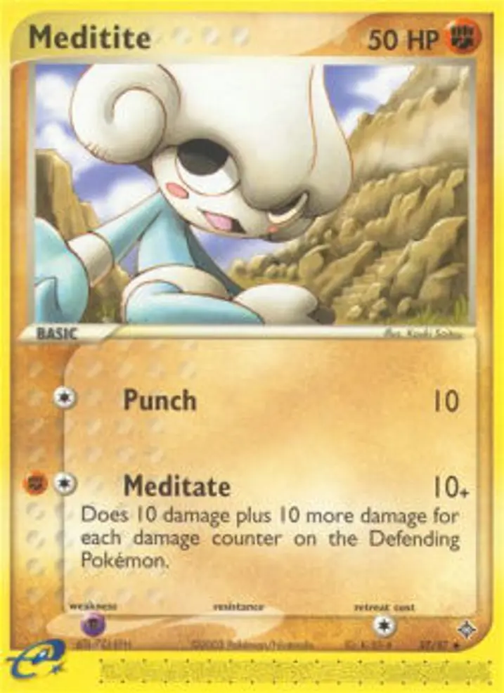 Meditite  Single: Pokemon EX Dragon Einzelkarte
