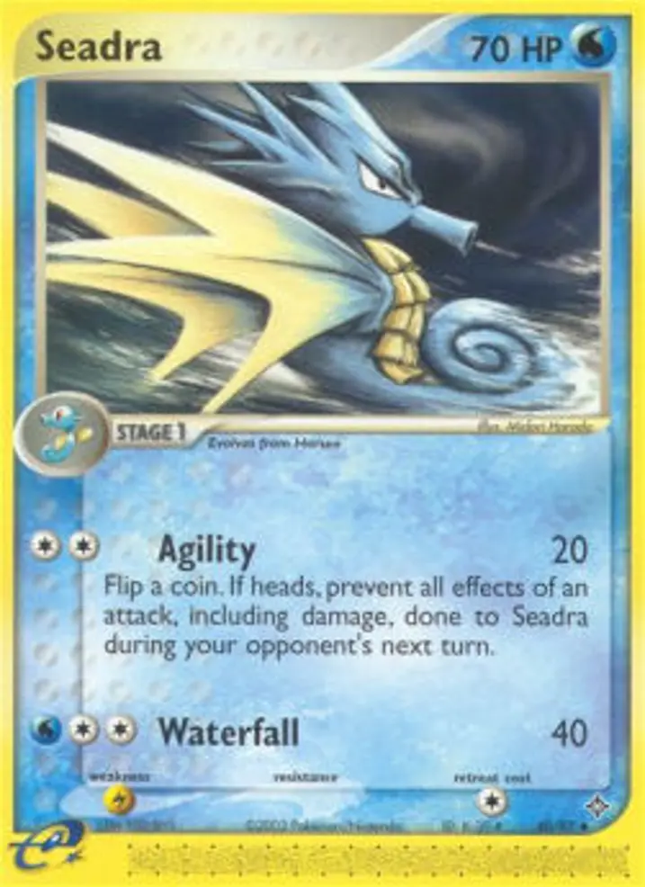 Seadra  Single: Pokemon EX Dragon Einzelkarte