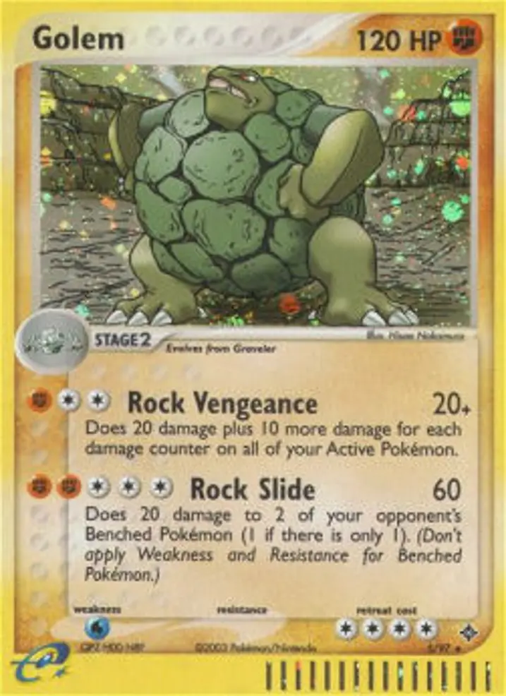 Golem  Single: Pokemon EX Dragon Einzelkarte