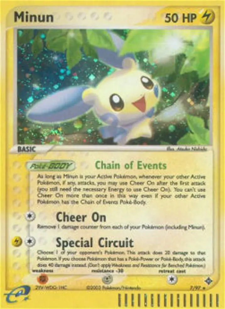 Minun  Single: Pokemon EX Dragon Einzelkarte