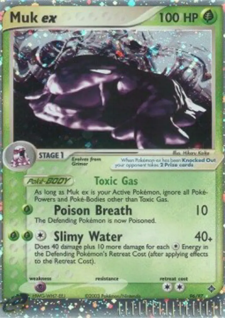 Muk ex  Single: Pokemon EX Dragon Einzelkarte