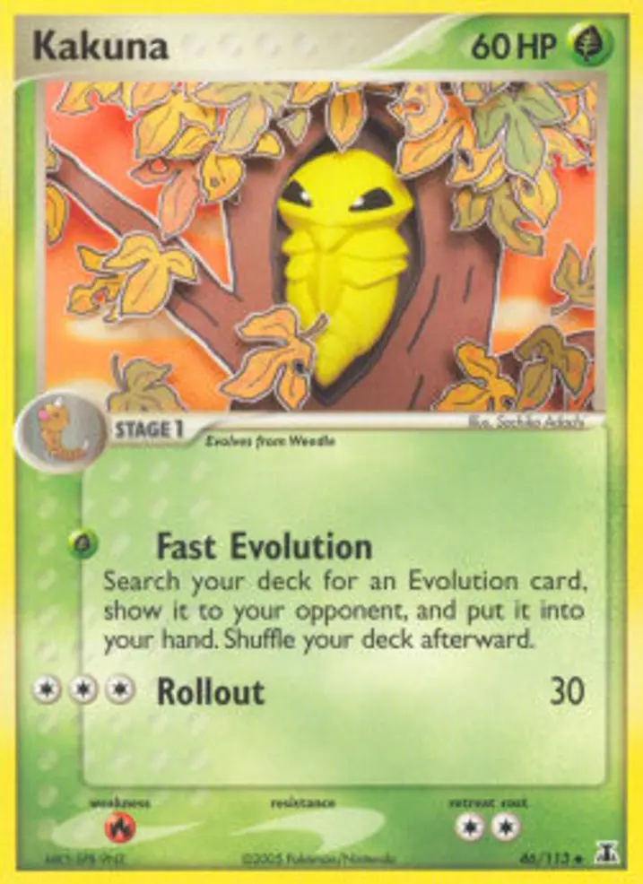 Kakuna  Single: Pokemon EX Delta Species Einzelkarte