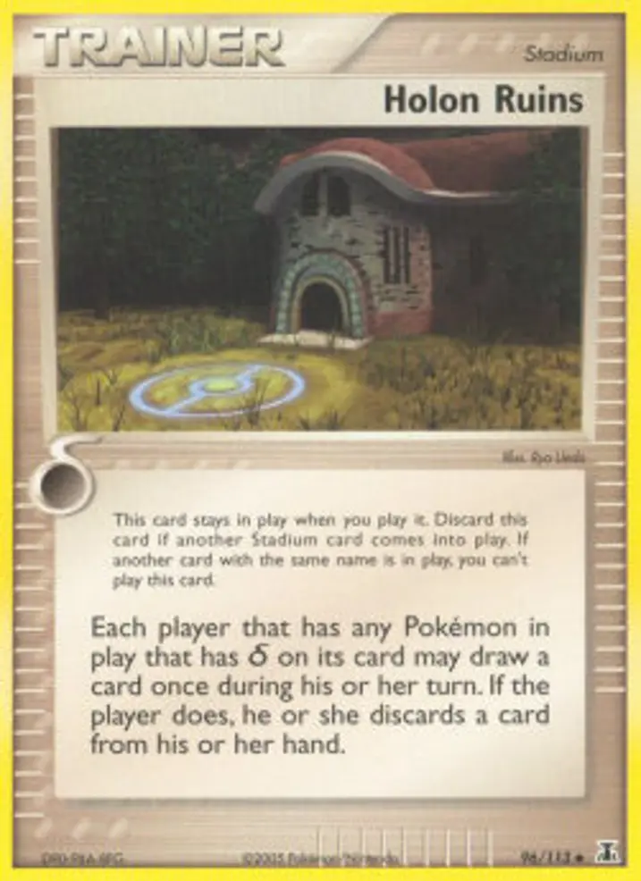 Holon Ruins Single: Pokemon EX Delta Species Einzelkarte