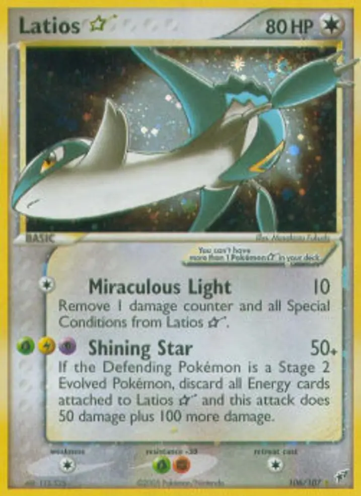 Latios Gold Star 