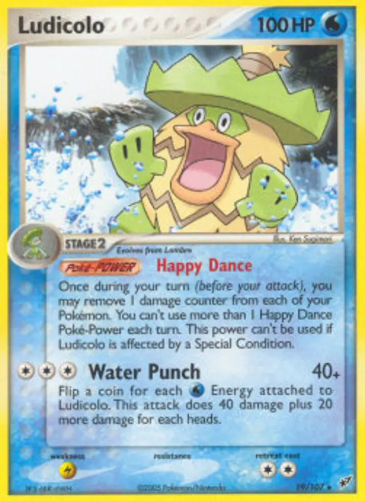 Ludicolo  Single: Pokemon EX Deoxys Einzelkarte