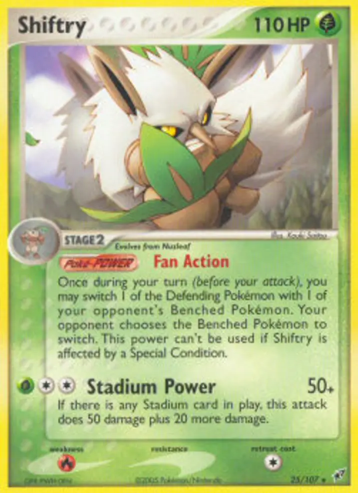 Shiftry  Single: Pokemon EX Deoxys Einzelkarte