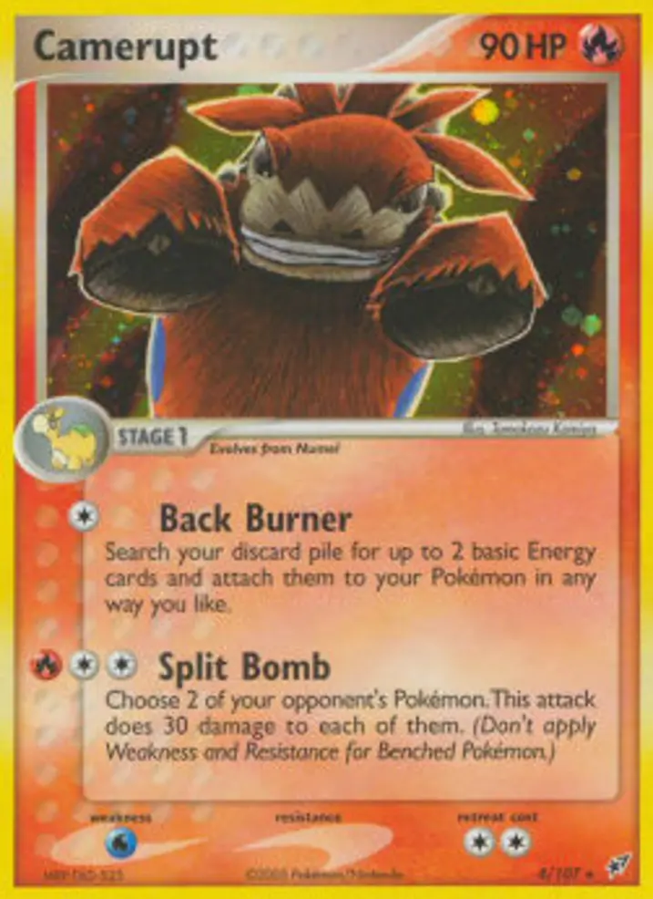 Camerupt  Single: Pokemon EX Deoxys Einzelkarte