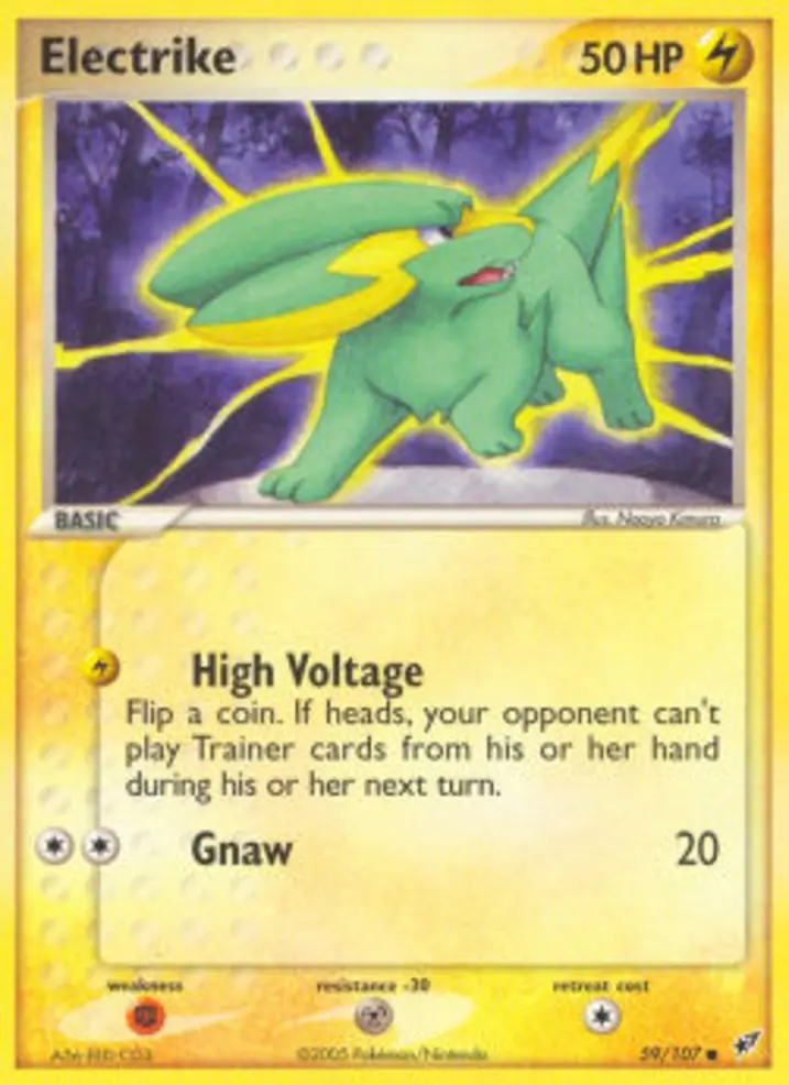 Electrike  Single: Pokemon EX Deoxys Einzelkarte