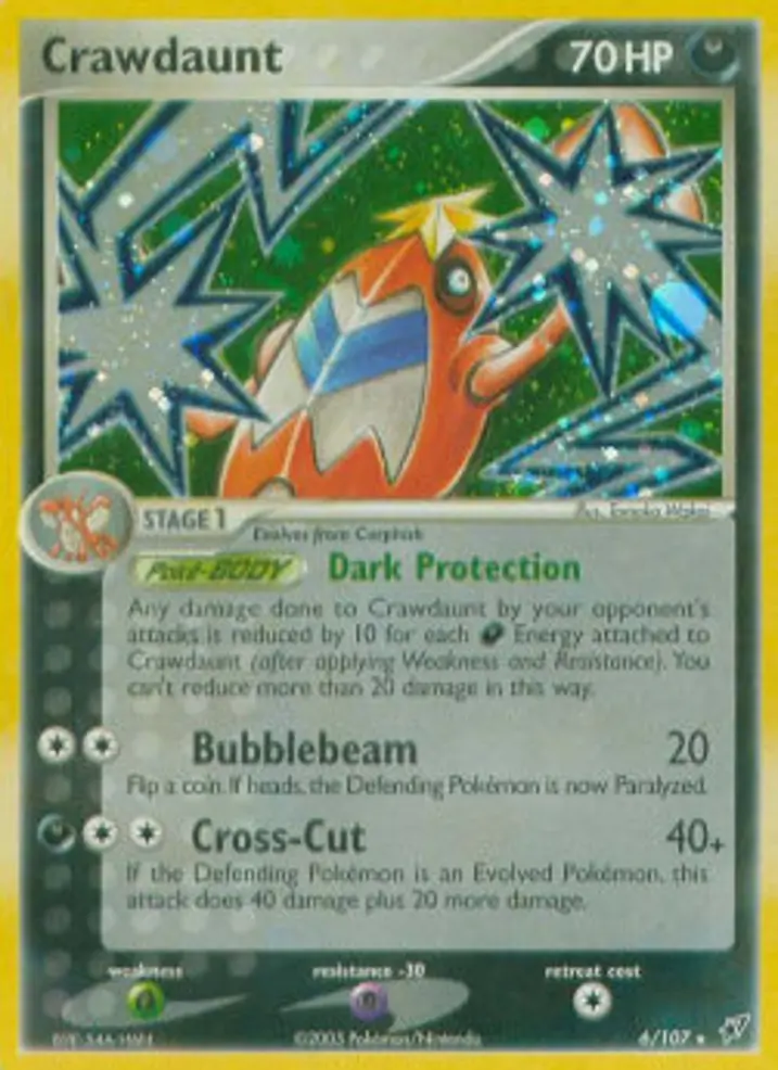 Crawdaunt  Single: Pokemon EX Deoxys Einzelkarte