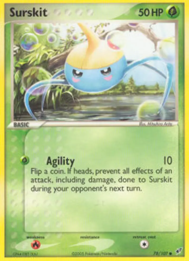 Surskit  Single: Pokemon EX Deoxys Einzelkarte