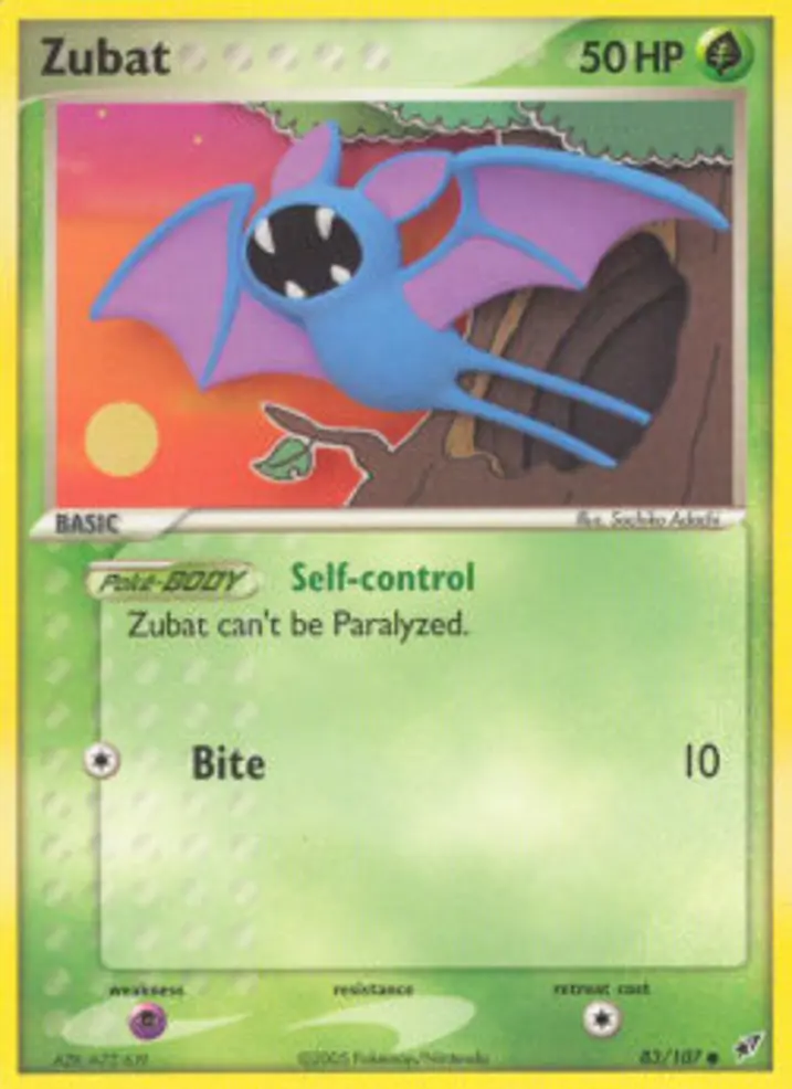 Zubat  Single: Pokemon EX Deoxys Einzelkarte