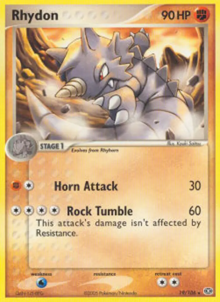 Rhydon  Single: Pokemon EX Emerald Einzelkarte