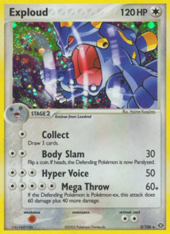 Exploud  Single: Pokemon EX Emerald Einzelkarte