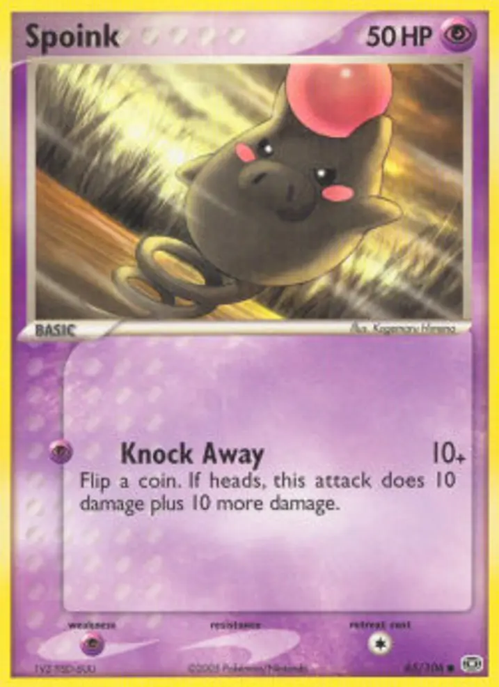 Spoink  Single: Pokemon EX Emerald Einzelkarte