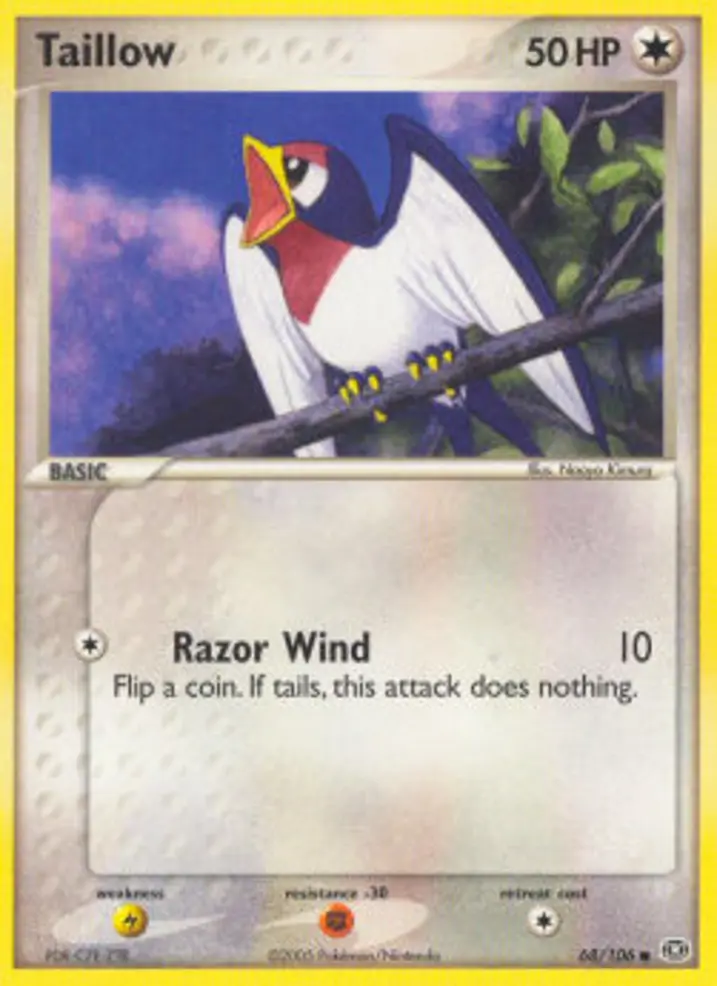 Taillow  Single: Pokemon EX Emerald Einzelkarte