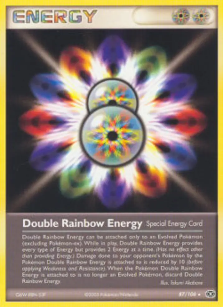 Double Rainbow Energy Single: Pokemon EX Emerald Einzelkarte