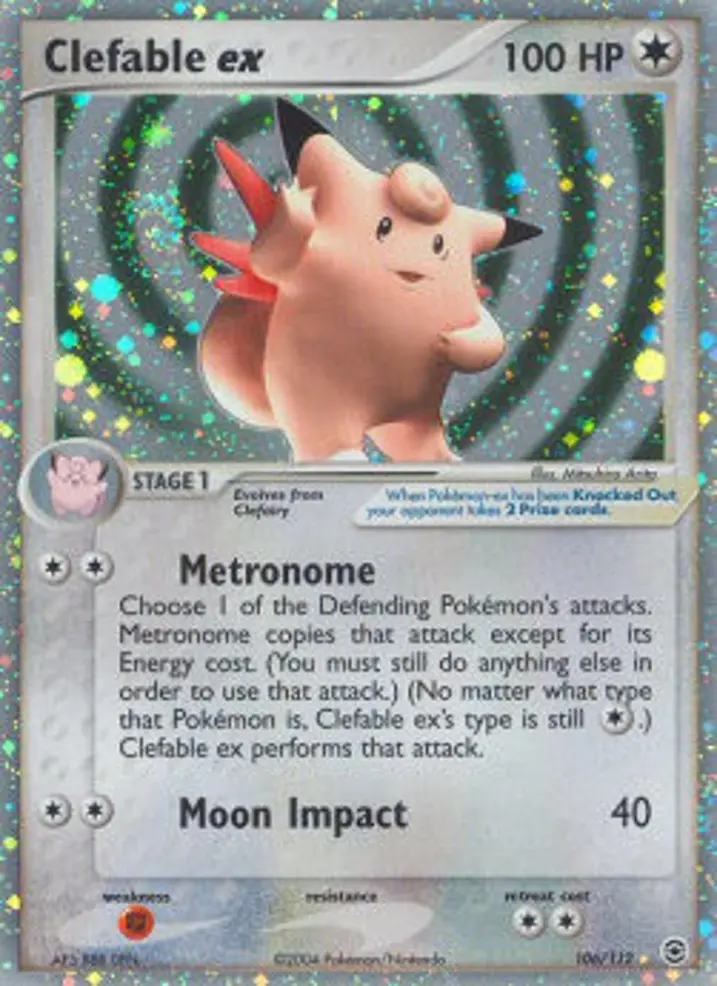 Clefable ex  Single: Pokemon EX FireRed & LeafGreen Einzelkarte