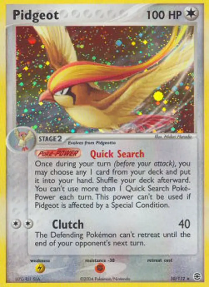 Pidgeot  Single: Pokemon EX FireRed & LeafGreen Einzelkarte