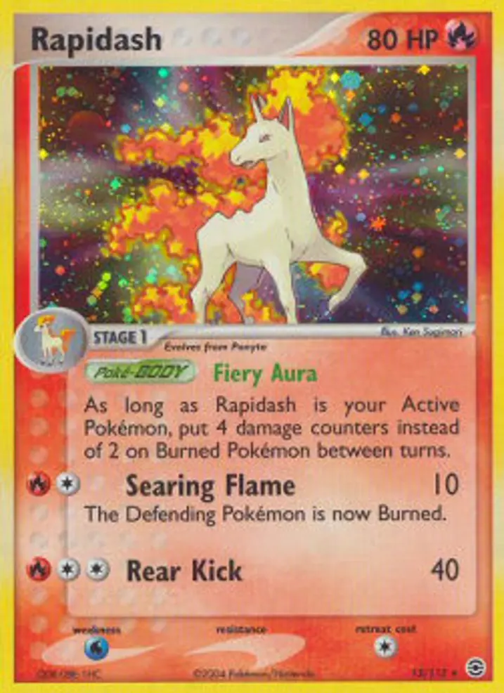 Rapidash  Single: Pokemon EX FireRed & LeafGreen Einzelkarte