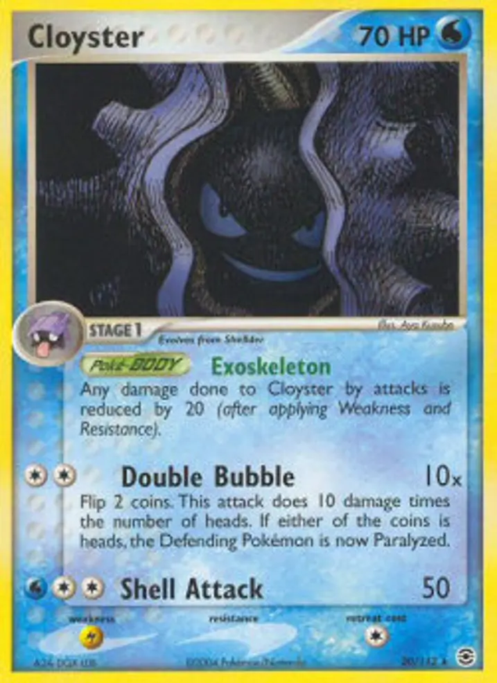 Cloyster  Single: Pokemon EX FireRed & LeafGreen Einzelkarte