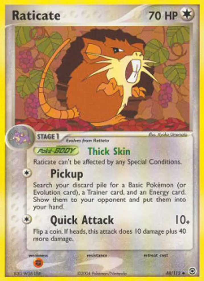 Raticate  Single: Pokemon EX FireRed & LeafGreen Einzelkarte