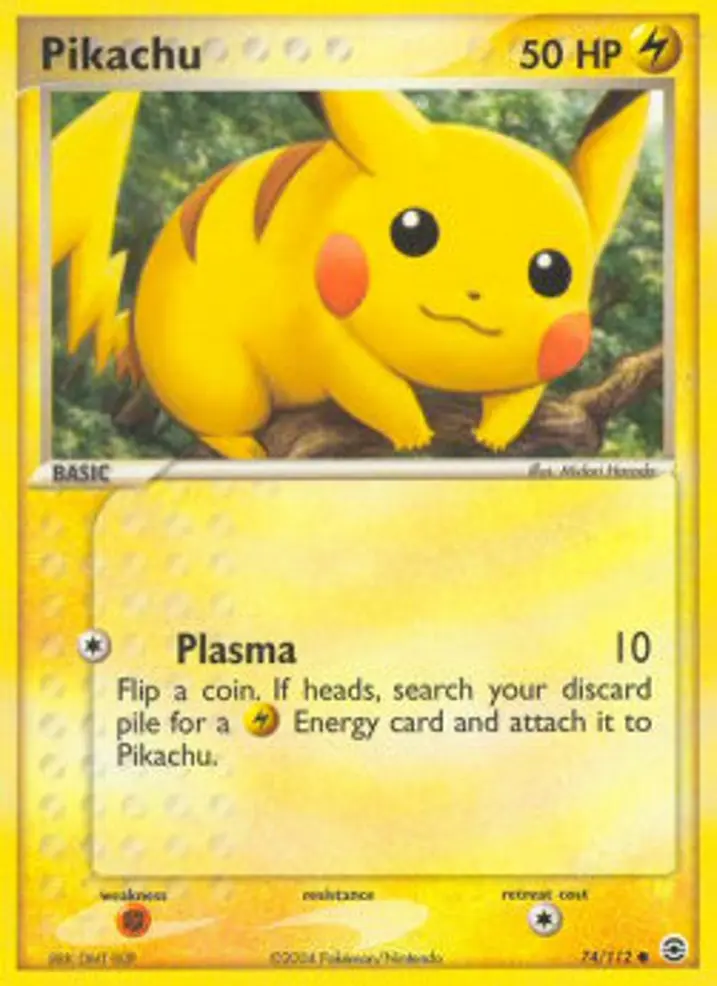 Pikachu  Single: Pokemon EX FireRed & LeafGreen Einzelkarte