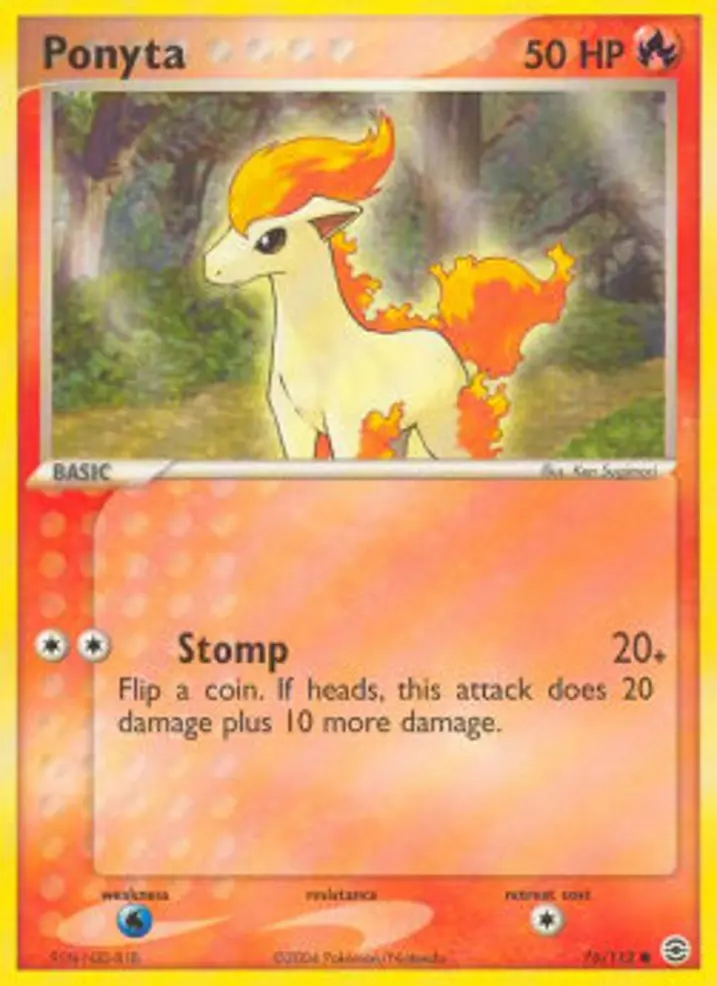 Ponyta  Single: Pokemon EX FireRed & LeafGreen Einzelkarte