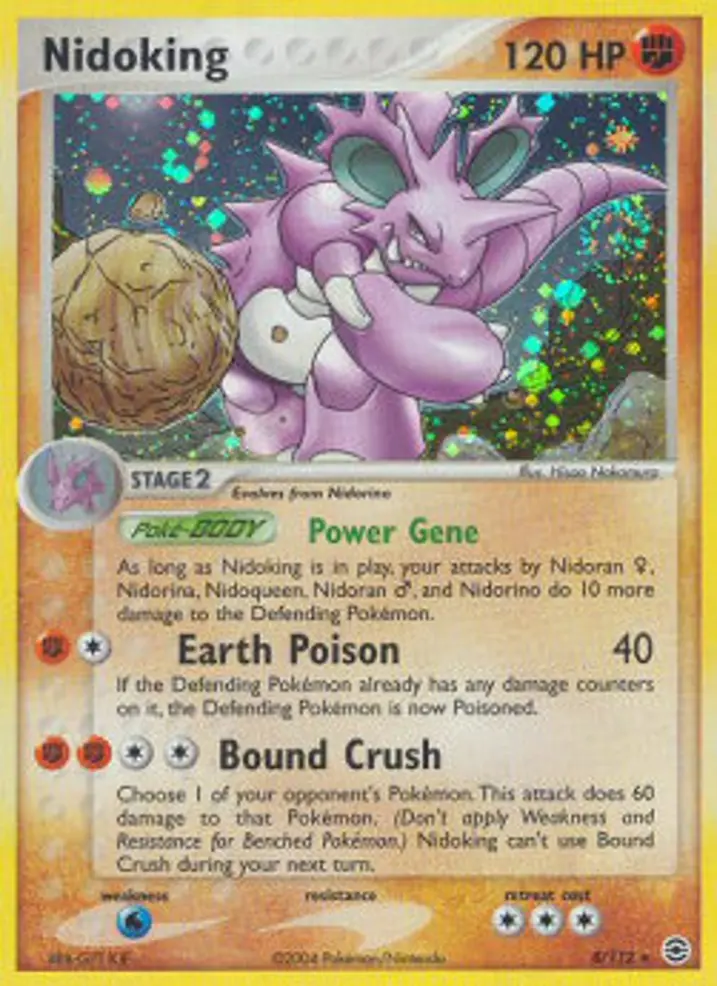 Nidoking  Single: Pokemon EX FireRed & LeafGreen Einzelkarte