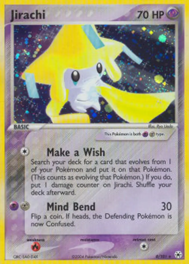Jirachi  Single: Pokemon EX Hidden Legends Einzelkarte
