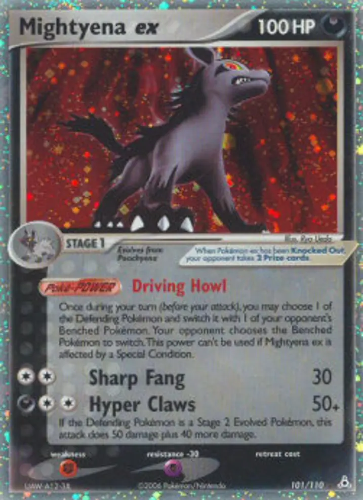 Mightyena ex  Single: Pokemon EX Holon Phantoms Einzelkarte