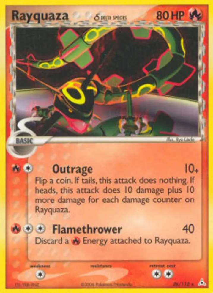 Rayquaza δ Delta Species 