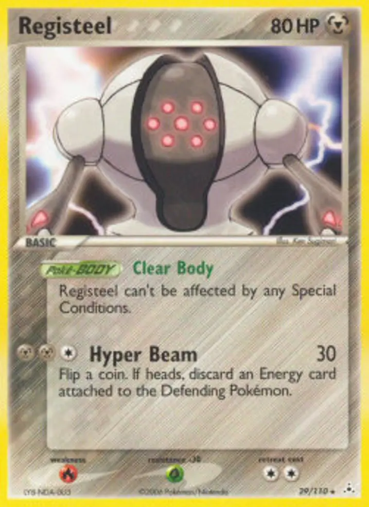 Registeel  Single: Pokemon EX Holon Phantoms Einzelkarte